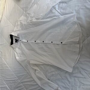 White H&M button up shirt